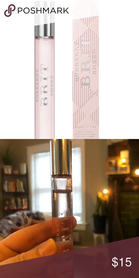 burberry brit perfume rollerball|burberry brit sheer rollerball.